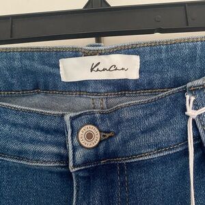 Kancan USA straight fit stretch medium blue denim size 16W‎